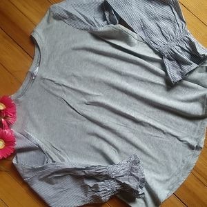 🔥🔥Crown & Ivy Top with Darling Sleeves🔥EUC